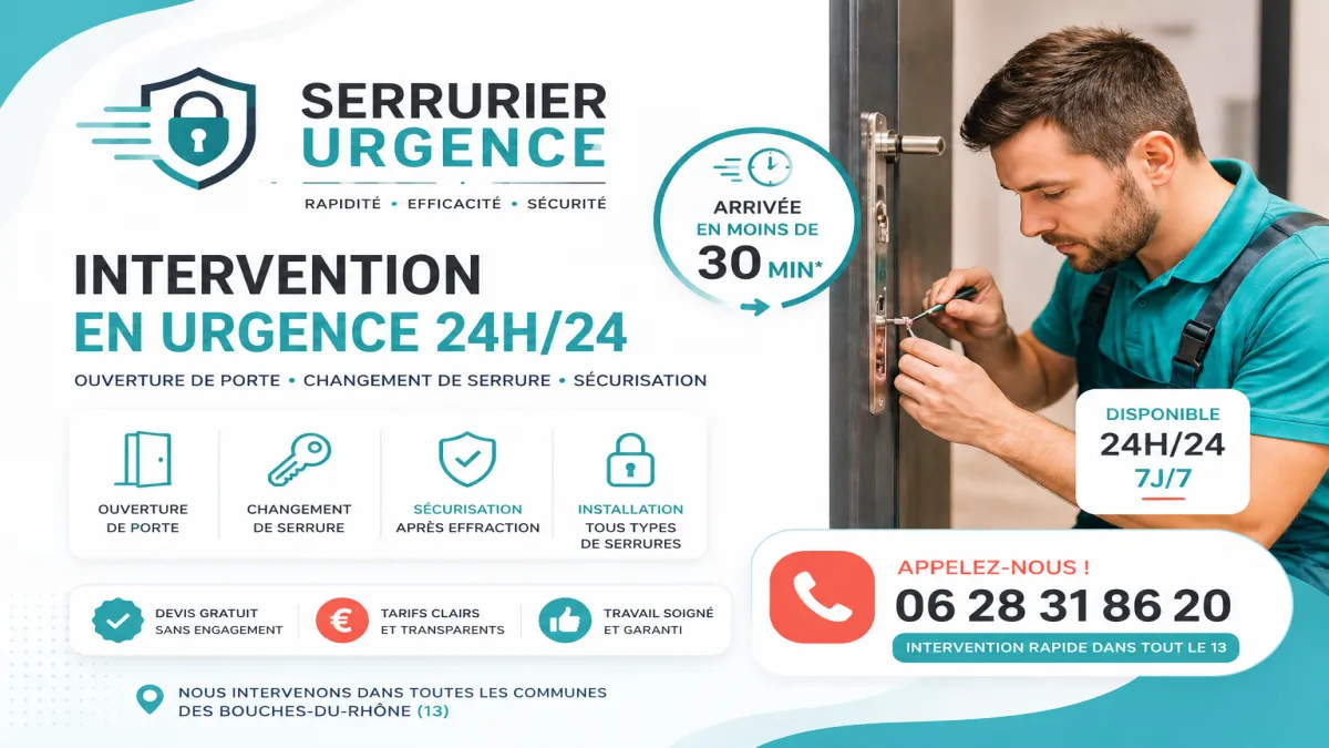dépannage serrurier urgence éguilles service rapide 24h/24